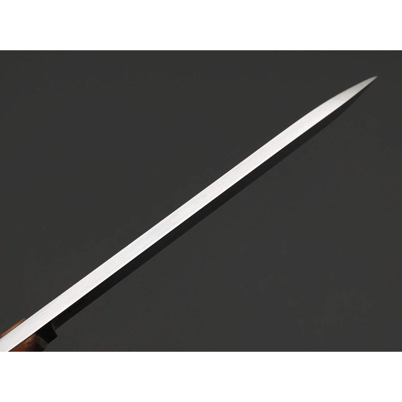 Kappush Knife нож Шип КМ047 сталь N690 стоунвош, рукоять Стаб. Кап клена фиолетовый