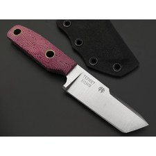 Мастерская Муравей нож Термит "НожиMAN" сталь Х12МФ, рукоять Micarta labyrinth burgundy, латунь