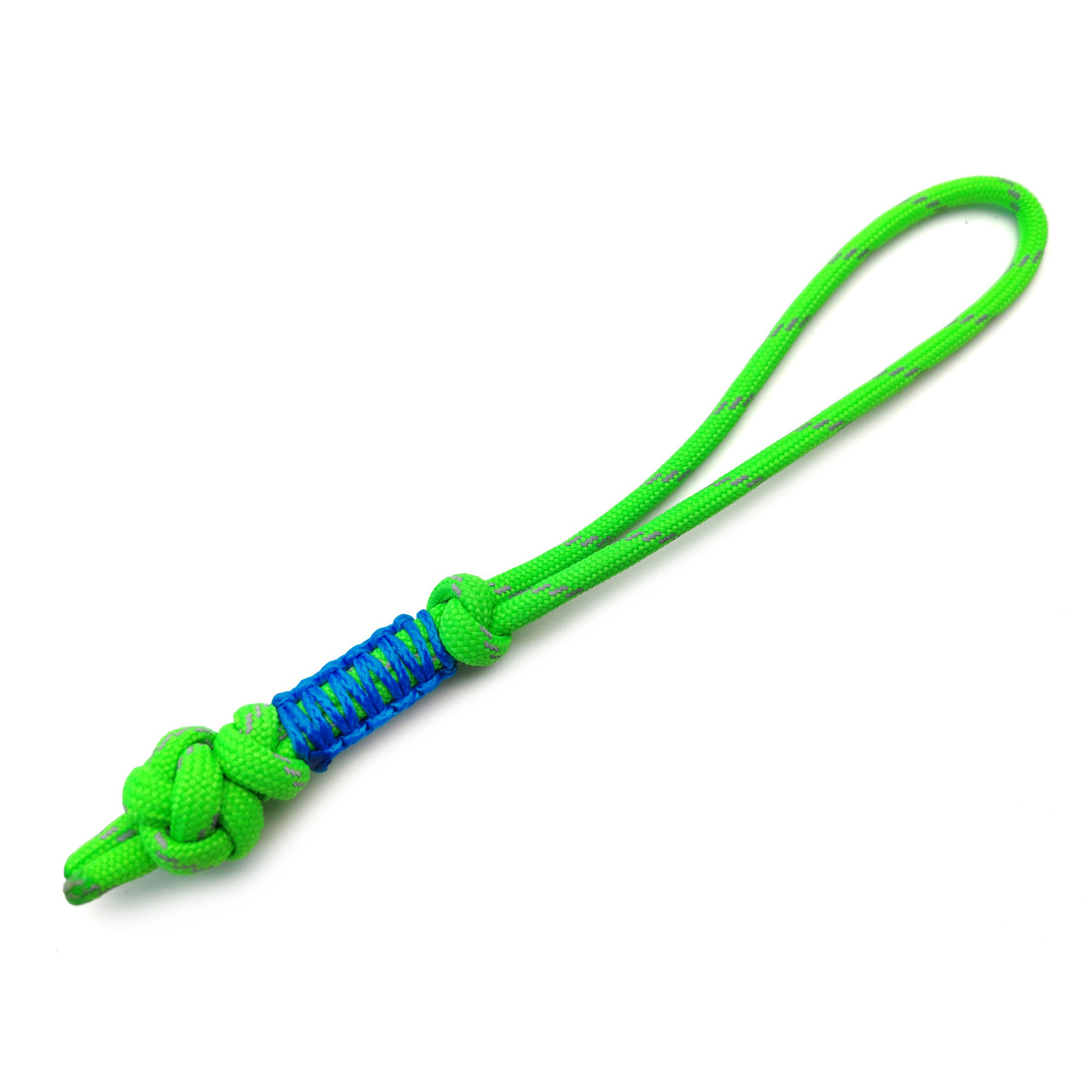 Темляк ОрЛина - Reflective Lime 550 & Micro Cord Blue