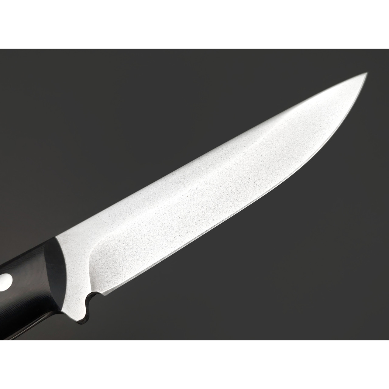 Платонов Д.Г. нож кованый Тигр-М ЦМ сталь Х12МФ, рукоять G10 black