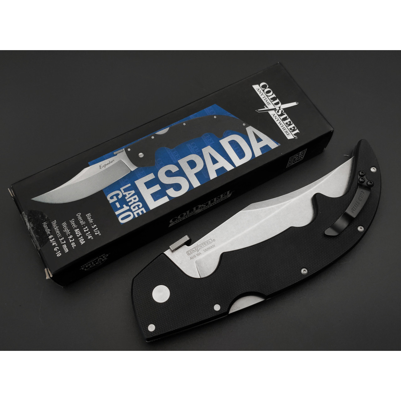 Нож Cold Steel Large Espada 62MGD сталь Aus 10A рукоять G10