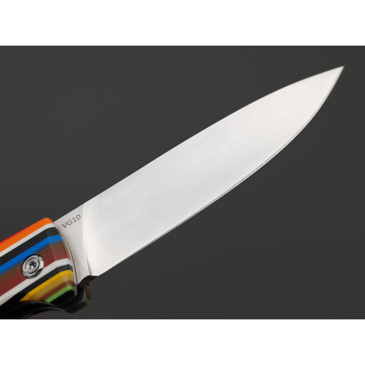 Reptilian складной нож Квест-01V сталь VG-10 satin, рукоять G10 color stripes