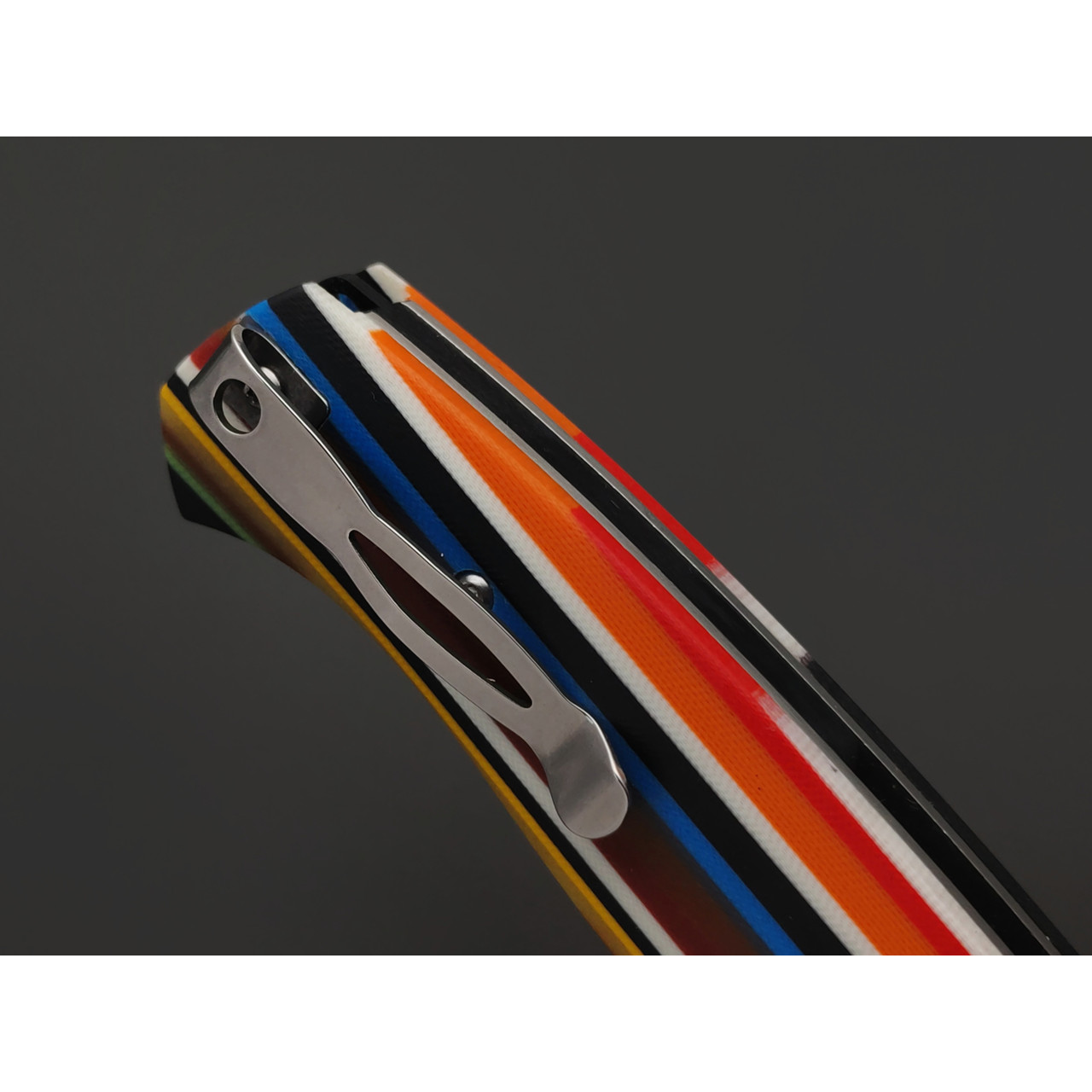 Reptilian складной нож Квест-01V сталь VG-10 satin, рукоять G10 color stripes
