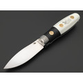 Reptilian складной нож Лесовик-01 Limited сталь D2 satin, рукоять G10 white & black