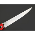 Reptilian складной филейный нож Лаврак сталь VG-10 satin, рукоять G10 red