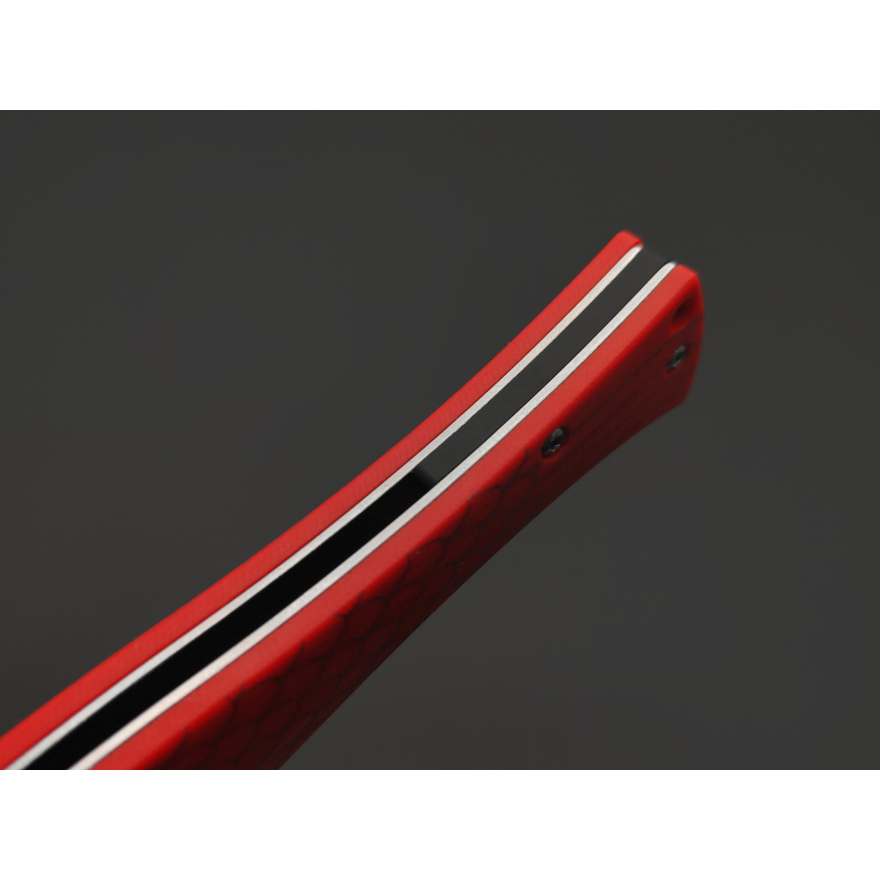 Reptilian складной филейный нож Лаврак сталь VG-10 satin, рукоять G10 red