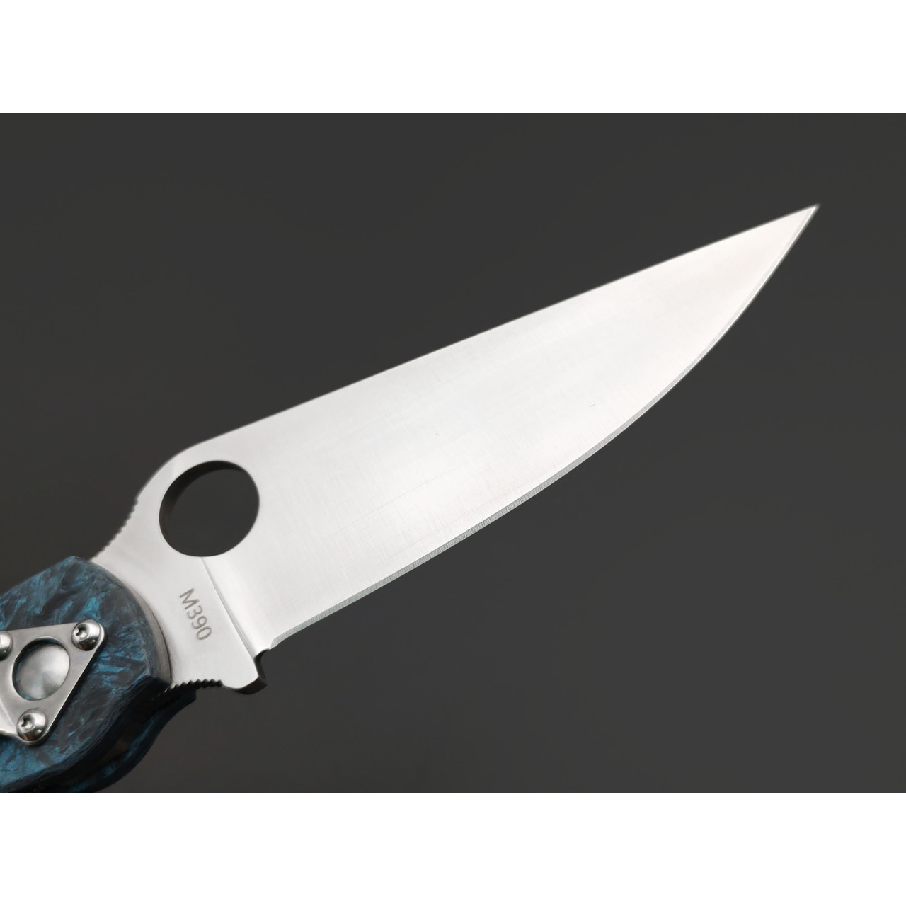 Steelclaw складной нож Боец-3 Limited сталь M390 satin, рукоять Carbon fiber black & blue