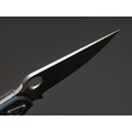 Steelclaw складной нож Боец-3 Limited сталь M390 satin, рукоять Carbon fiber black & blue