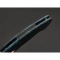 Steelclaw складной нож Боец-3 Limited сталь M390 satin, рукоять Carbon fiber black & blue