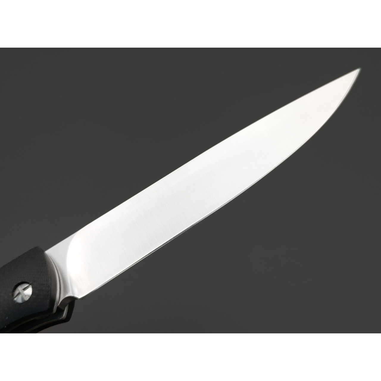 Steelclaw складной нож Наваха-02 сталь D2 satin, спуски линза, рукоять G10 black