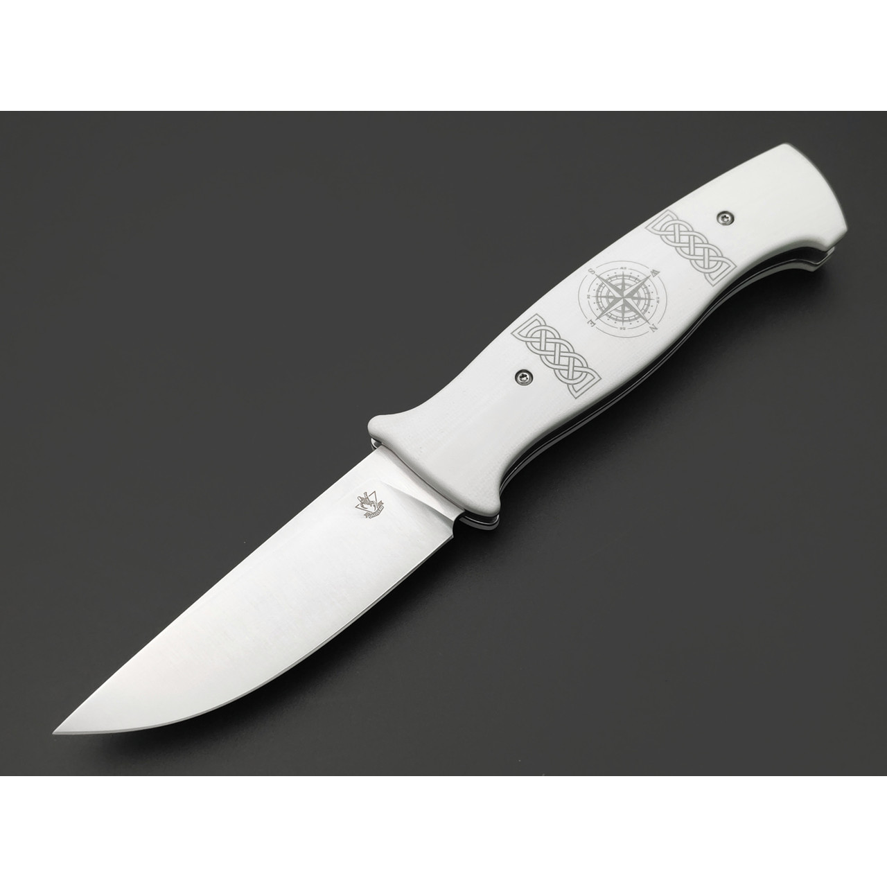 Steelclaw складной нож Поиск-01 сталь VG-10 satin, рукоять G10 white