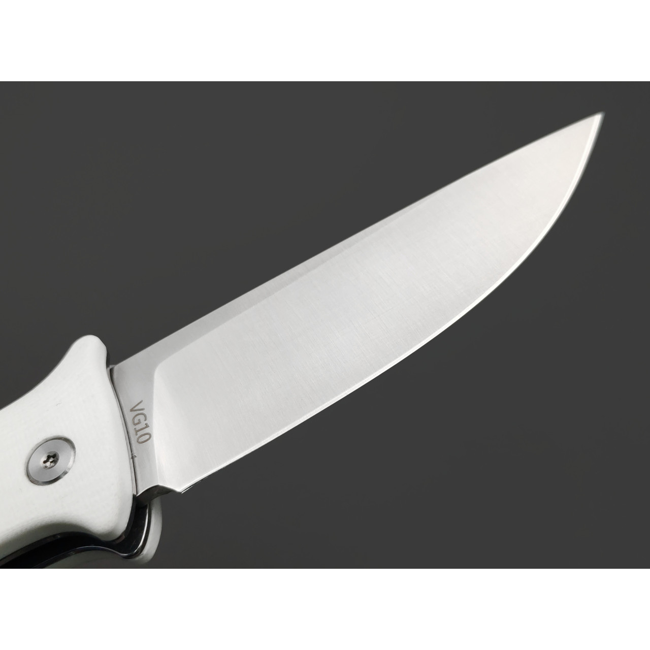 Steelclaw складной нож Поиск-01 сталь VG-10 satin, рукоять G10 white