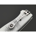 Steelclaw складной нож Поиск-01 сталь VG-10 satin, рукоять G10 white