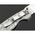 Steelclaw складной нож Крыса Limited "Викинг" сталь VG-10 satin, рукоять G10 white