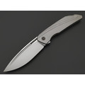 TuoTown складной нож RT-Stinger TRS-NS сталь T14N стоунвош, рукоять Titanium TC4 grey