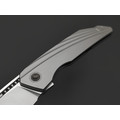 TuoTown складной нож RT-Stinger TRS-NS сталь T14N стоунвош, рукоять Titanium TC4 grey