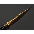 TuoTown складной нож Krotos TKT-NDG сталь T14N Gold PVD, рукоять Crystal Ti DLC black