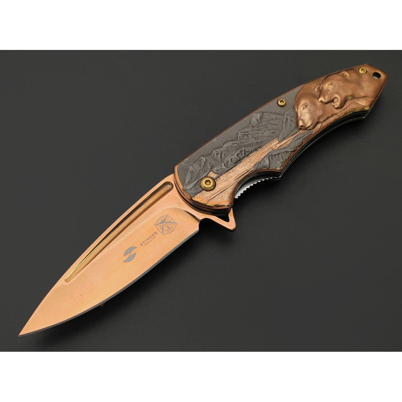 Stinger нож складной FK-S064C сталь 3Cr13 полировка, рукоять Сталь