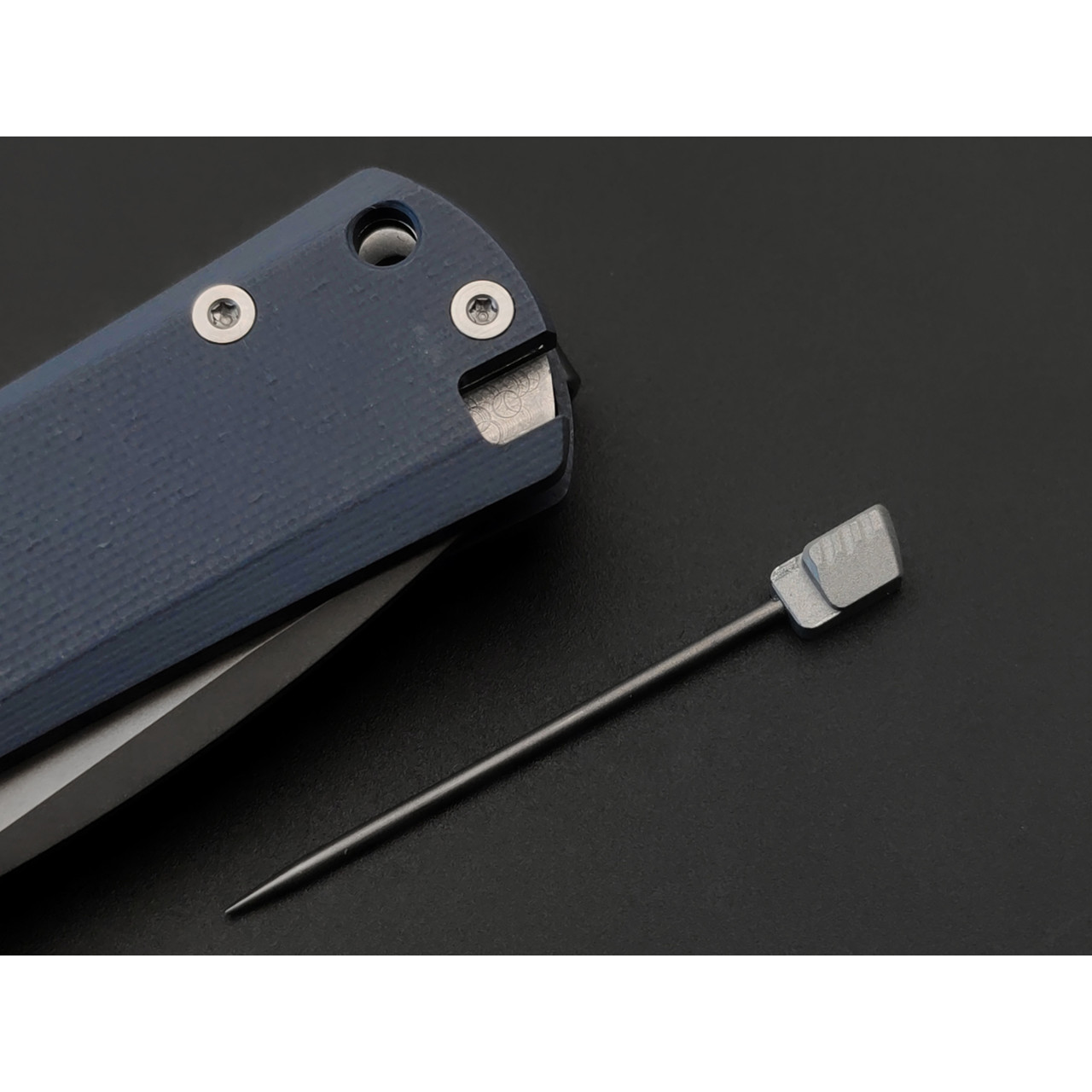 Dr.Tech складной нож Artemis D4134GBL сталь D2, рукоять G10 denim blue