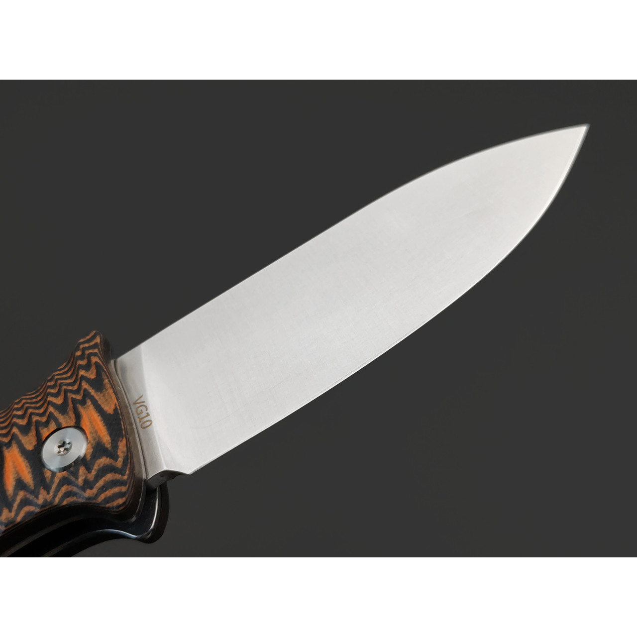 Steelclaw складной нож Поиск-03 сталь VG-10 satin, рукоять G10 black & orange