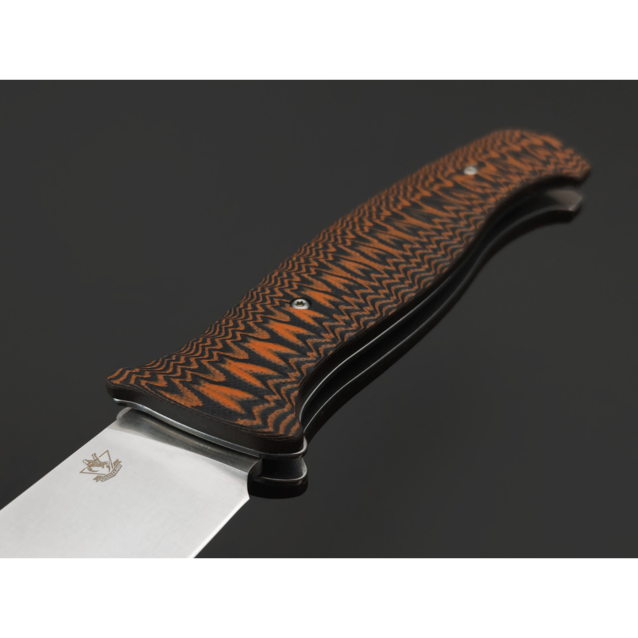 Steelclaw складной нож Поиск-03 сталь VG-10 satin, рукоять G10 black & orange