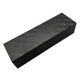 Блок Carbon fiber black 12К размер 130х40х27 мм