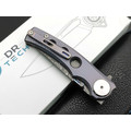 Dr.Tech складной нож Pulsar D3915TDP сталь Damascus, рукоять Titanium TC4 purple