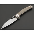 Dr.Tech складной нож Ondin Neo D4281BR сталь M390, рукоять Titanium TC4 bronze