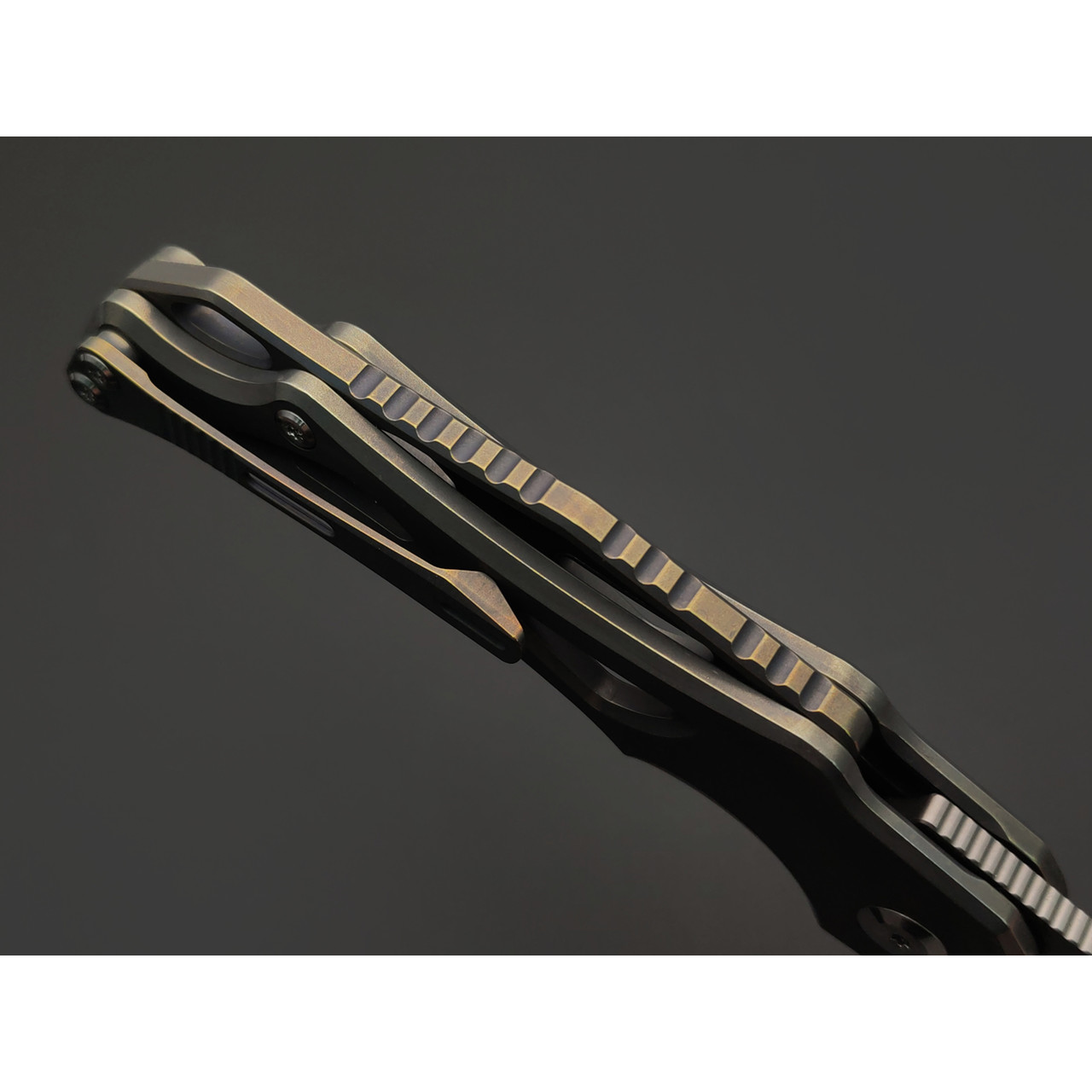 Dr.Tech складной нож Drifter D3665BR сталь M390, рукоять Titanium TC4 bronze