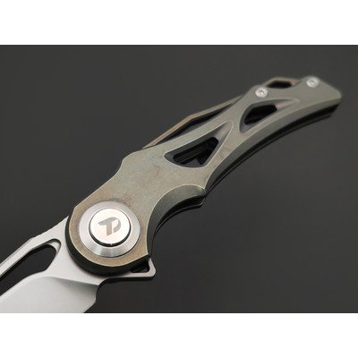 Dr.Tech складной нож Drifter D3665BR сталь M390, рукоять Titanium TC4 bronze