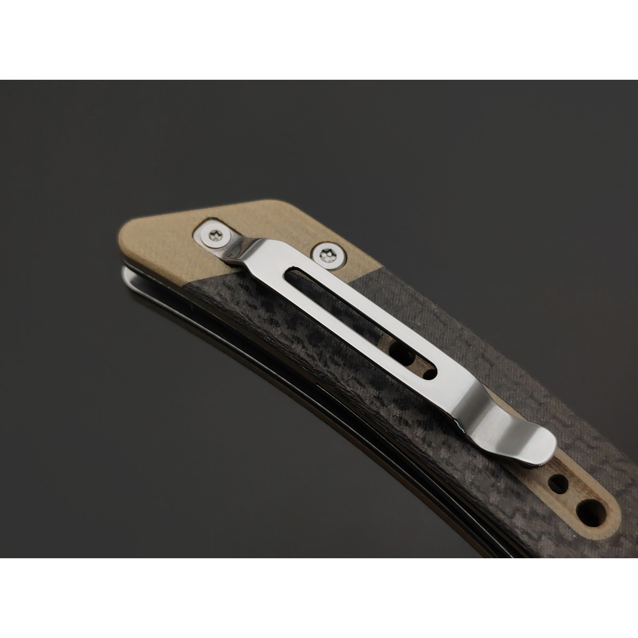 WIN+ by Dr.Tech складной нож Vindex W3610CGD сталь 14C28N, рукоять Carbon Fiber, G10 desert