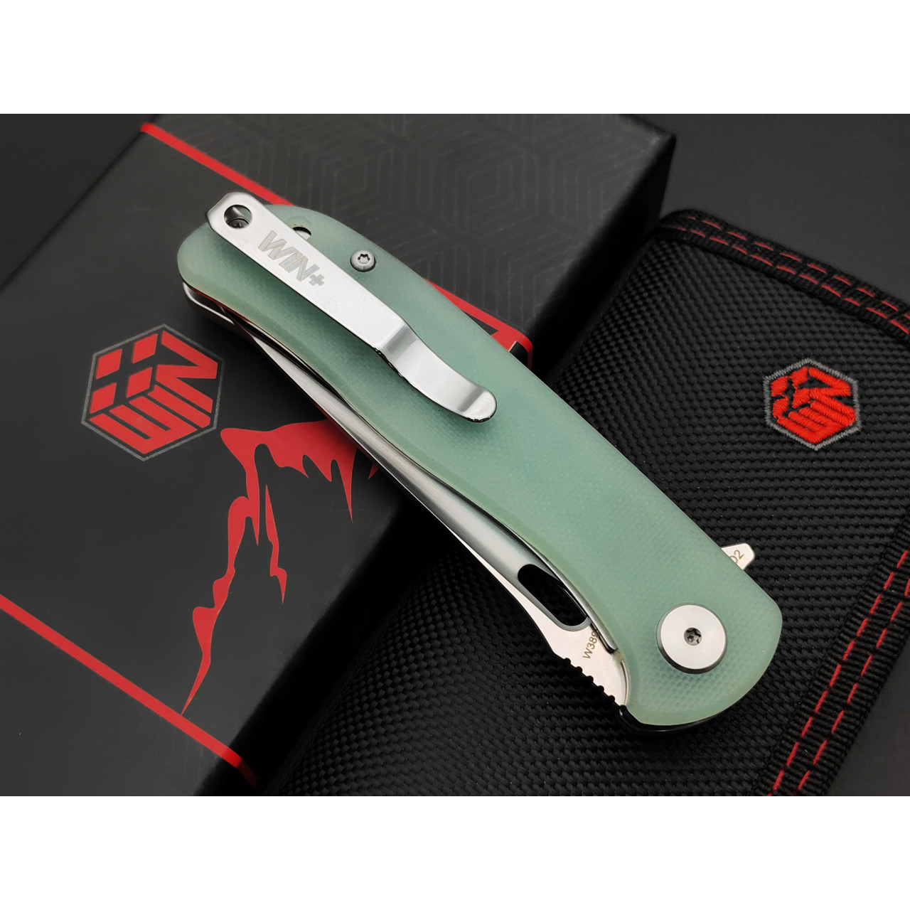WIN+ by Dr.Tech складной нож Ruby W3898GJ сталь D2, рукоять G10 jade