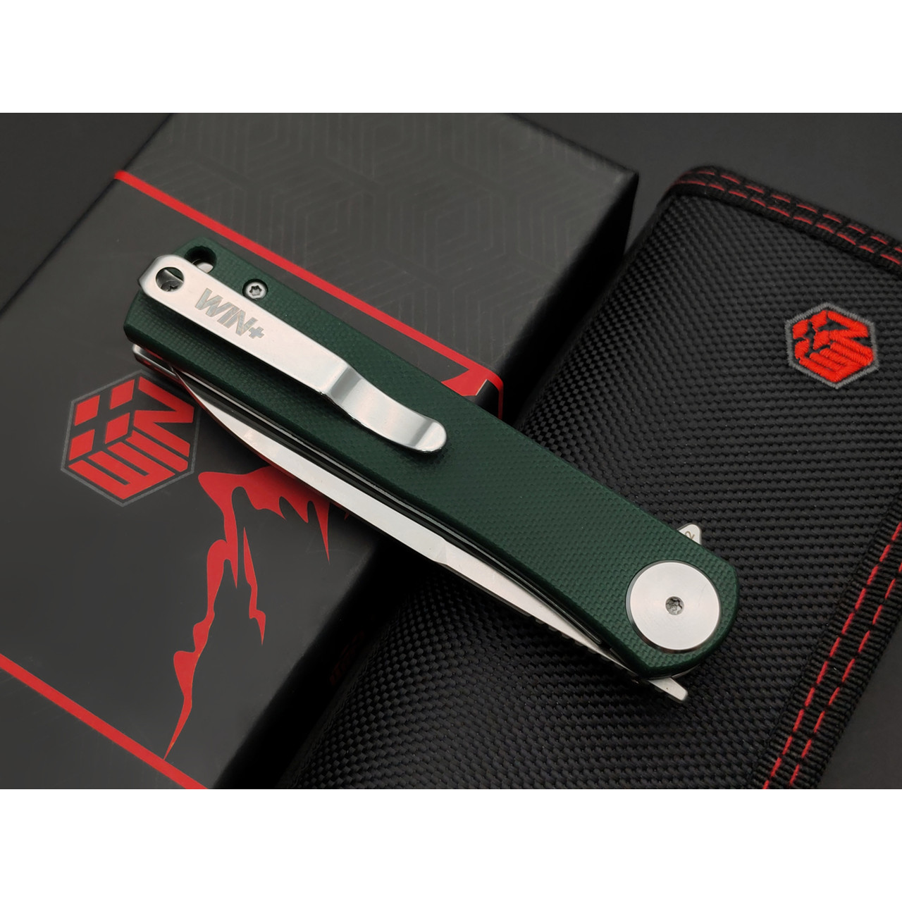 WIN+ by Dr.Tech складной нож Scout W3896GG сталь D2, рукоять G10 green