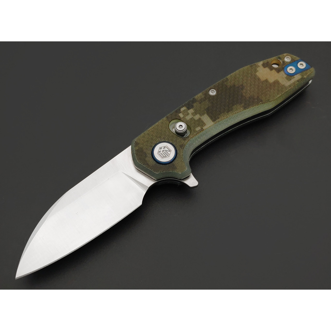 WIN+ by Dr.Tech складной нож Martel W3435GC сталь D2, рукоять G10 camo