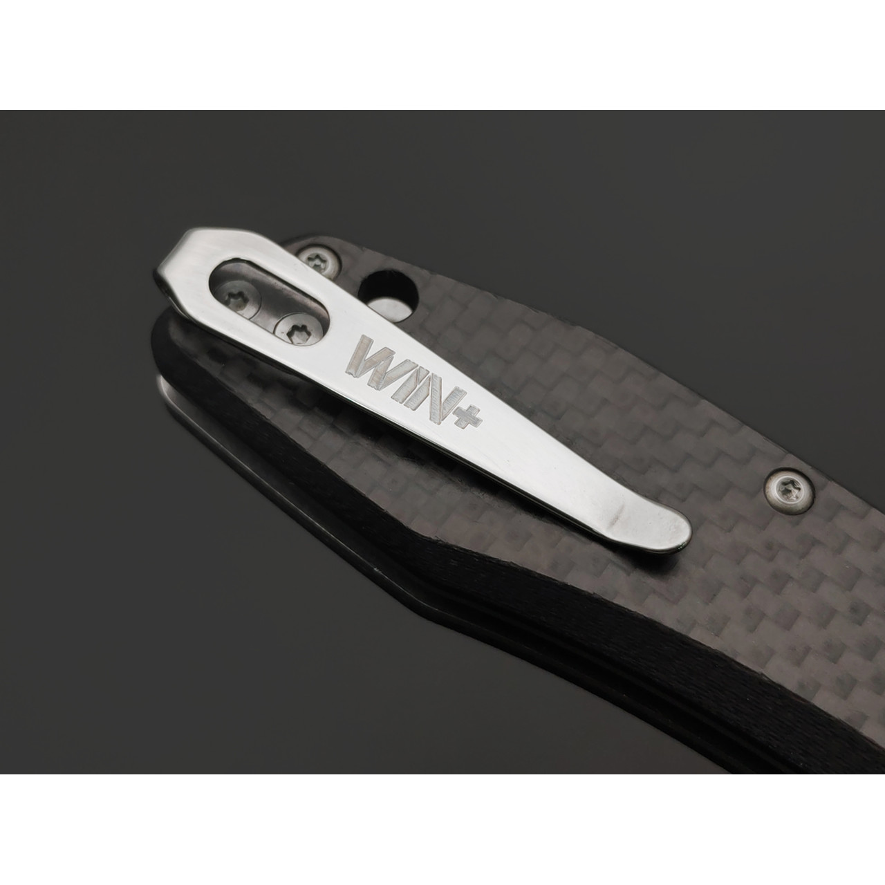 WIN+ by Dr.Tech складной нож Martel W3435CF сталь D2, рукоять Carbon Fiber black