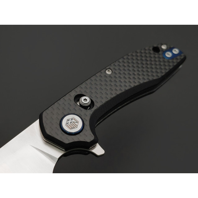 WIN+ by Dr.Tech складной нож Martel W3435CF сталь D2, рукоять Carbon Fiber black