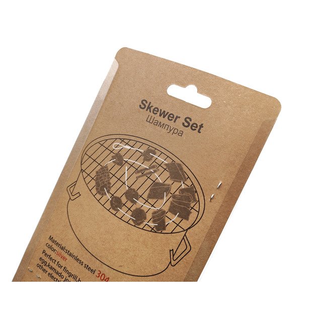 TuoTown Шампуры гибкие SKE2 74 см, Stainless steel