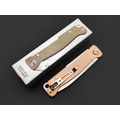 Boker Plus 01BO852 Atlas Copper сталь 12С27, рукоять медь