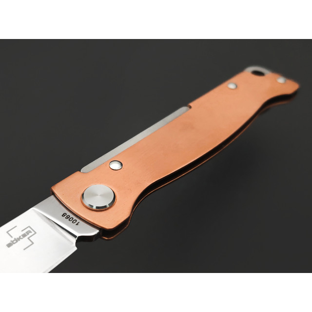 Нож Boker Plus Atlas Copper 01BO852 сталь 12C27, рукоять медь