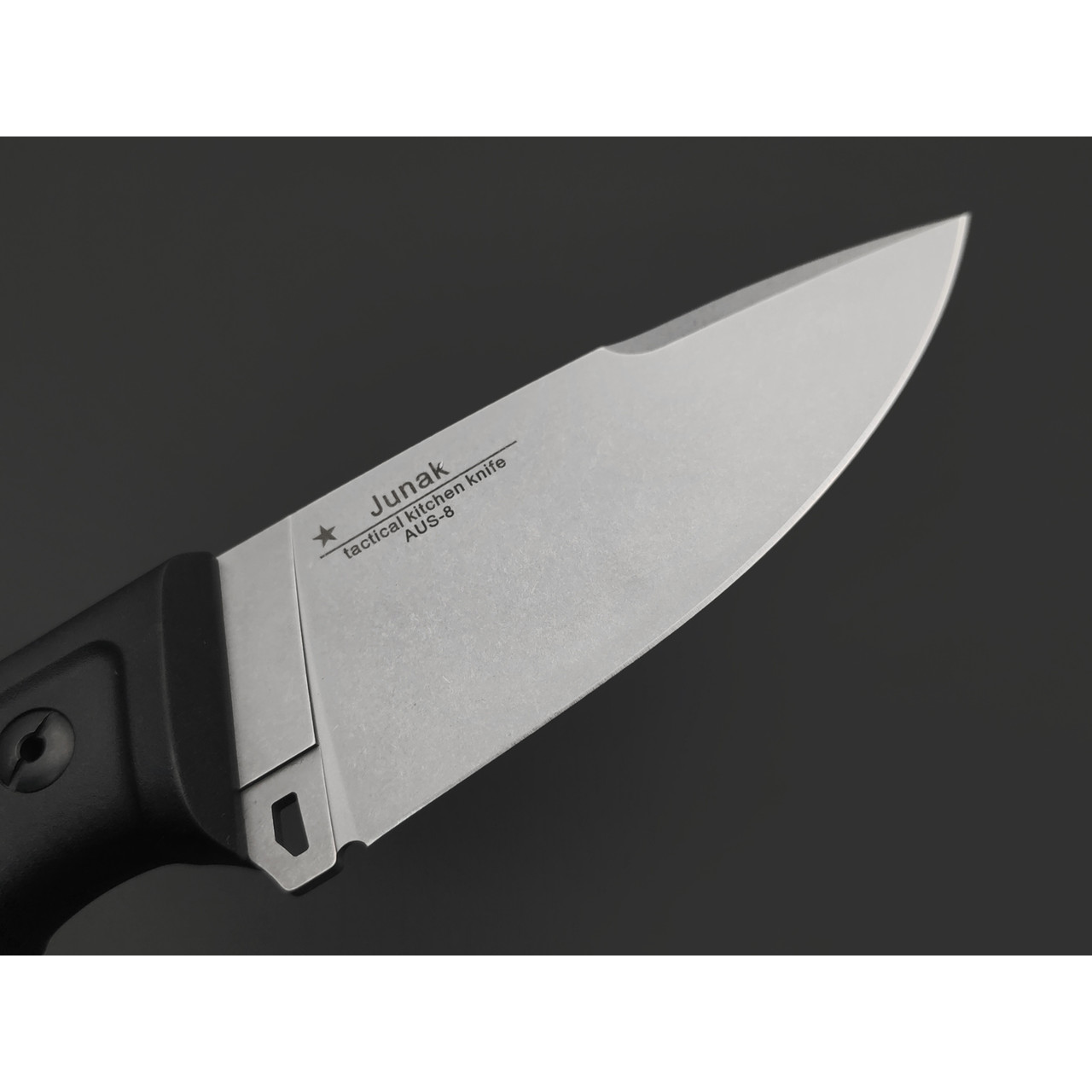 Mr.Blade нож Junak MB086 сталь Aus-8 стоунвош, рукоять TPR black