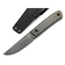 PhantomTools нож Nord сталь K110 блэквош, рукоять Micarta black canvas, ножны kydex black smooth