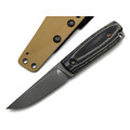 PhantomTools нож Puukko M сталь K110 блэквош, рукоять G10 black-khaki, ножны kydex tan