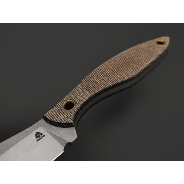 PhantomTools нож Canuck L сталь ELMAX стоунвош, рукоять Micarta OD green canvas, ножны kydex rhino black