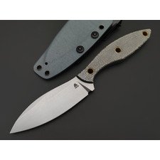 PhantomTools нож Canuck L сталь ELMAX стоунвош, рукоять Micarta black canvas, ножны kydex grey