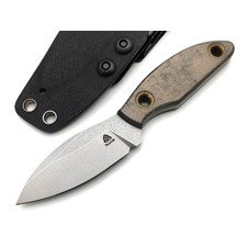 PhantomTools нож Canuck S сталь CROMAX стоунвош, рукоять Micarta OD green linen, ножны kydex black