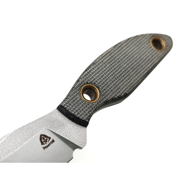 PhantomTools нож Canuck S сталь CROMAX стоунвош, рукоять Micarta black canvas, ножны kydex pixel