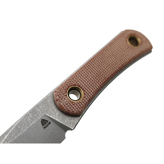 PhantomTools нож Colibri mini сталь ELMAX стоунвош, рукоять Micarta natural canvas, ножны kydex brown camo