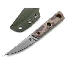 PhantomTools нож Kwaiken micro сталь CROMAX стоунвош, рукоять Micarta python canvas, ножны kydex oliva