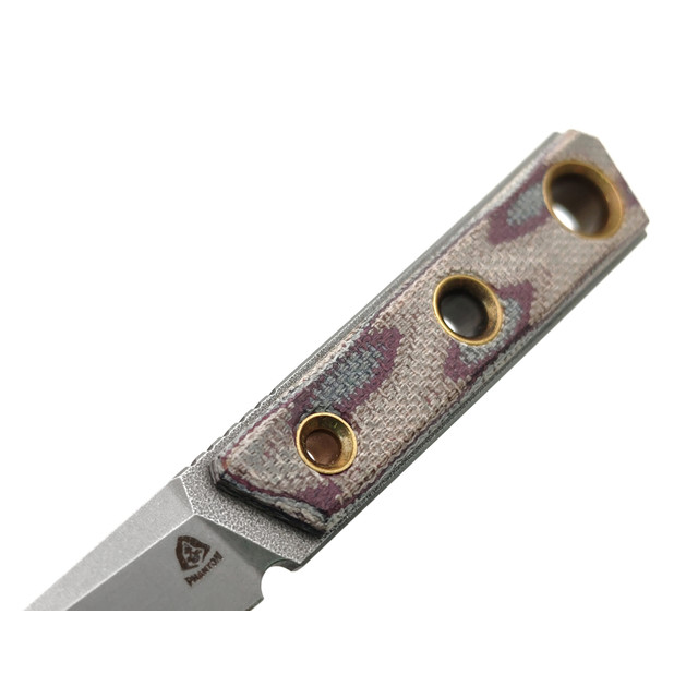 PhantomTools нож Kwaiken micro сталь CROMAX стоунвош, рукоять Micarta python canvas, ножны kydex oliva