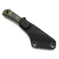 PhantomTools нож Unboxer mini сталь CROMAX стоунвош, рукоять Chaotic carbon fiber, ножны kydex black